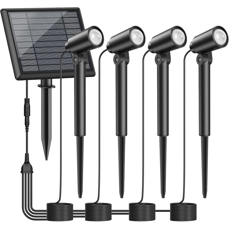 SORMIA 4 In 1 Solar Spotlights Outdoor Wayfair